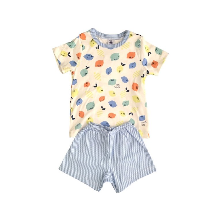 Pijama curto for Boy - Petit Bateau - 100% algodão orgânico